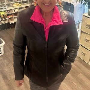 Izod faux leather jacket